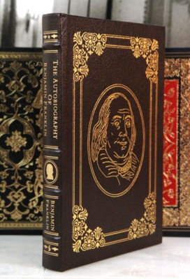 AUTOBIOGRAPHY OF BENJAMIN FRANKLIN - Easton Press - 100 Greatest - SEALED-image