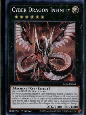 Yu-Gi-Oh! Cyber Dragon Infinity RA04-EN068 Super Rare 1st Edition NM-image