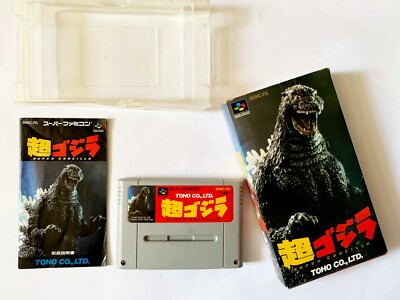 SFC Super Godzilla Super Famicom SNES Nintendo Action Game Jspan JP-image
