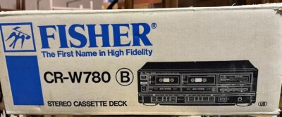 Fisher CR-W780 Cassette Player High Speed Dub NR Auto Reverse - Open Rare Stereo-image