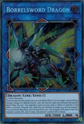 Yu-Gi-Oh! TCG Borrelsword Dragon Cybernetic Horizon CYHO-EN034 1st Edition...-image