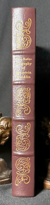 The Autobiography of Benjamin Franklin 2004 Leather Easton Press Illus. LIKE NEW-image