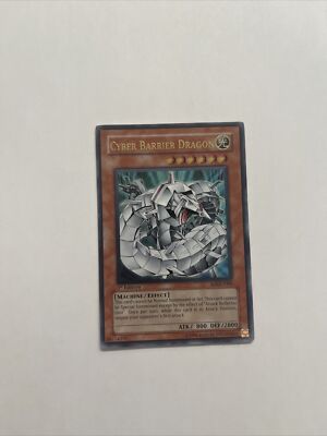 Yugioh Cyber Barrier Dragon SOI-EN006 Ultimate Rare 1st Edition Lightly Played-image