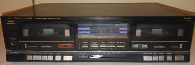 Vintage Fisher Stereo Double Cassette Deck Player-image