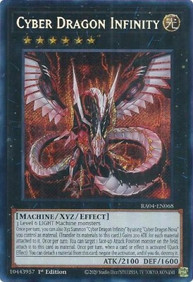 Yugioh! Cyber Dragon Infinity - RA04-EN068 - Secret Rare - 1st Edition Near Mint-image