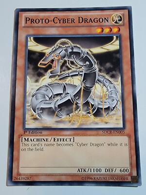 Proto-Cyber Dragon - SDCR-EN005 Common 1st Edition Yugioh-image