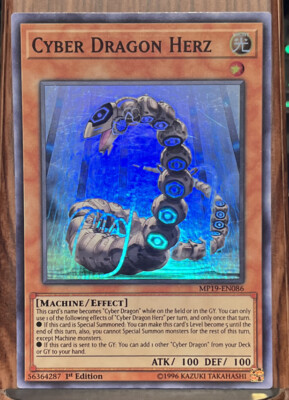 Cyber Dragon Herz - MP19-EN086 - Super Rare 1st Edition - NM-image