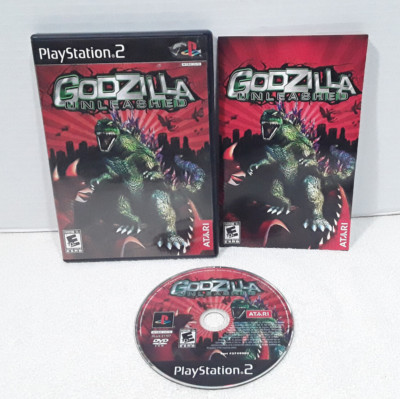 Godzilla: Unleashed PS2 (Sony PlayStation 2, 2007) CIB Manual Tested EUC DISC-image