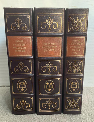 EASTON PRESS Oxford Dictionary: Quotations/Proverbs/English Usage *Near Fine!-image