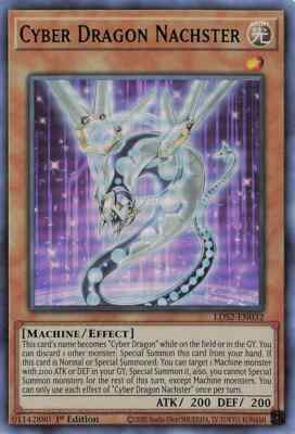 Yu-Gi-Oh! TCG Cyber Dragon Nachster (Green) LDS2-EN032 1st Edition Near Mint-image