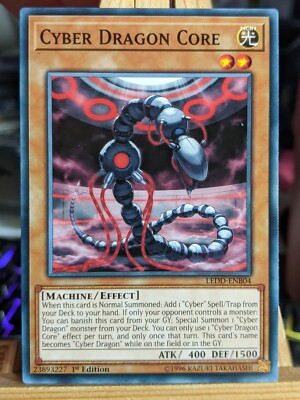 Cyber Dragon Core LEDD-ENB04 Common 1st Edition LP/NM Yugioh Cards-image