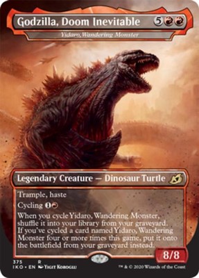 Godzilla, Doom Inevitable - Light Play MTG Ikoria: Lair of Behemoths-image