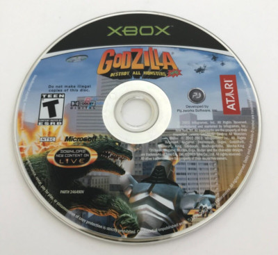 Godzilla: Destroy All Monsters Melee (Microsoft Xbox, 2003) DISC ONLY-image