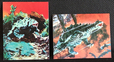 Kamoebas Godzilla Card TOHO Tokusatsu Retro Japanese Vintage-image