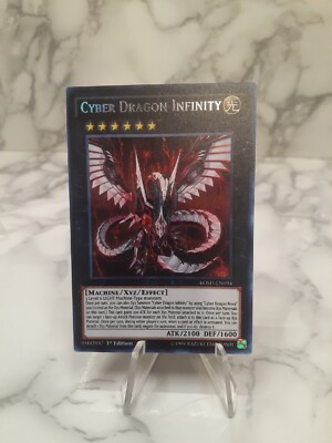 Yugioh Cyber Dragon Infinity BOSH-EN094 Secret Rare 1st Ed VLP-image