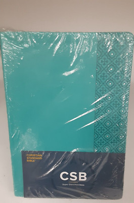 Holman CSB Giant Print Bible Turquoise Leathertouch New-image