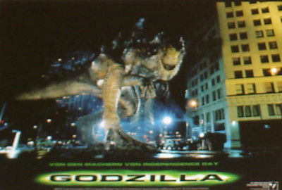 GODZILLA - Lobby Cards Set - Matthew Broderick, Roland Emmerich, Hank Azaria-image