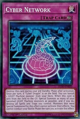 LEDD-ENB20 CYBER NETWORK COMMON 1ST EDITION YuGiOh CARD-image