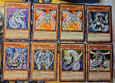Yugioh Cyber Dragon card lot 8 Cards-image