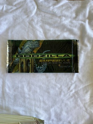 Godzilla Supervue Premium Trading Card Pack (1998 Inkworks) - New Sealed-image