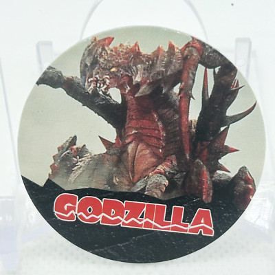 GODZILLA 1995 Vintage Rare card menko Cap Collection Amada Japanese #13-image