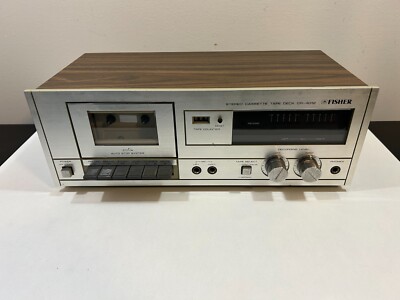 Vintage Fisher CR-4012 Stereo Cassette Tape Deck No Power Parts Repair-image