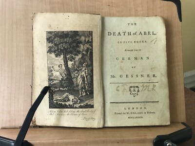 1788 The Death of Abel. In Five Books. Attempted from the German of Mr. Gessner -image
