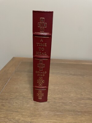 A TIME TO HEAL Gerald Ford SIGNED EDITION Easton Press LEATHER 1987 NEAR MINT!-image