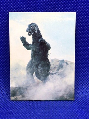 Godzilla Mini menko card 2.5 in No.127 TOHO 1970's Japanese rare F/S-image