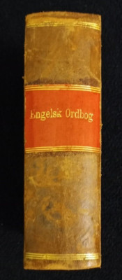 $$$ SALE $$ New Pocket-Dictionary of the English & Dano-Norwegian Languages 1906-image