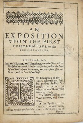 William Sclater / RELIGION PURITAN AN EXPOSITION WITH NOTES VPON UPON #295877-image