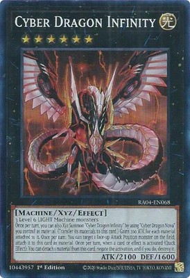 Yugioh! Cyber Dragon Infinity - RA04-EN068 - Super Rare - 1st Edition Near Mint,-image