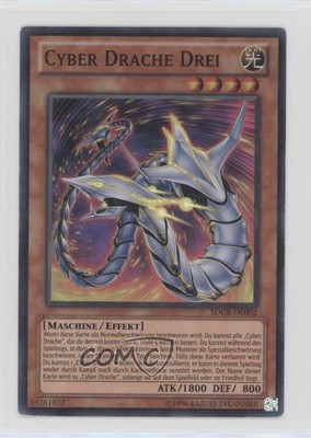 Cyber Dragon Drei German Unlimited YuGiOh Revolution Structure Deck 7i6-image