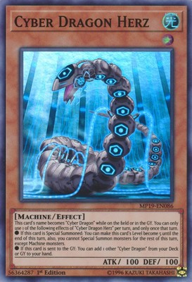 YGO MP19-EN086 SuR Cyber Dragon Heart MP19-EN086 Yu-gi-oh-image