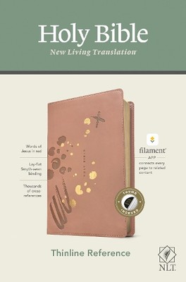 Tyndale House NLT Thinline Reference Bible, Filament (Leather Bound) (UK IMPORT)-image