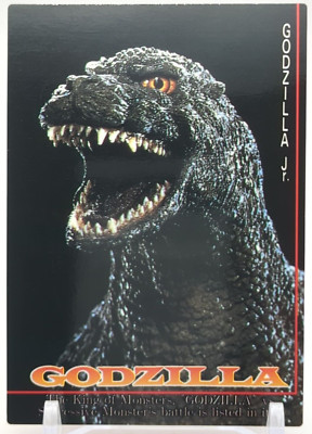Godzilla Junior #102 Godzilla trading collection Card Amada Movie 1995 Japan A3-image