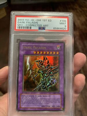 Yugioh Dark Paladin Mfc-105 1st Psa 9 Corrected Art-image