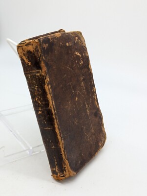 1813 Antique George Washington With Curious Anecdotes Weems Leather Book Fragile-image