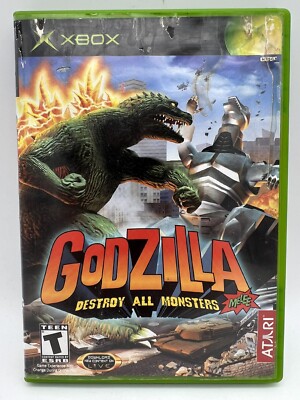 Atari Inc Godzilla: Destroy All Monsters Melee Xbox  Game Insert Case-image