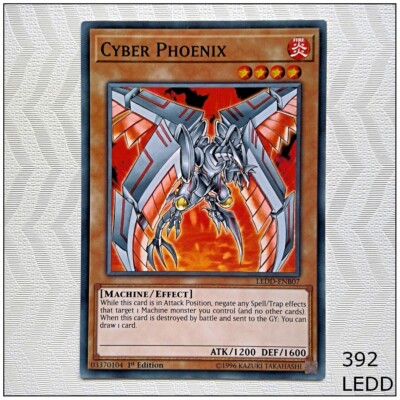 Cyber Phoenix - LEDD-ENB07 - Common 1st Edition Yugioh-image