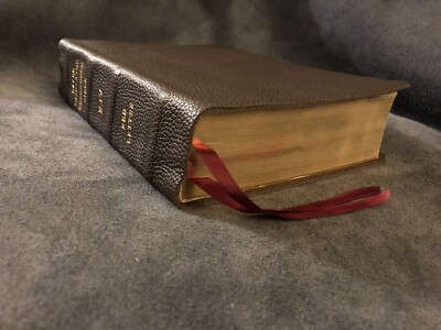 KJV KING JAMES VERSION dake annotated reference Bible Genuine Cowhide Leather-image
