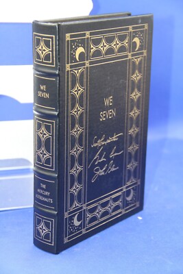WE SEVEN signed Carpenter Cooper John Glenn Easton Press COA Mercury Astronauts-image