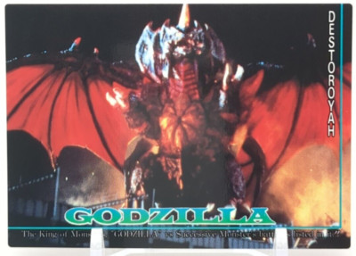 Destoroyah #90 Godzilla trading collection Card Amada Movie 1995 TCG Japan A3-image