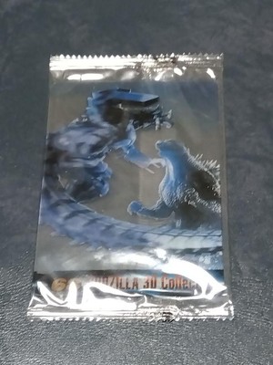 Morinaga Wafer Godzilla 3D Collection Card No.68 Used-image