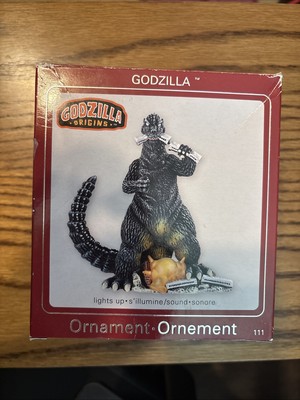 Carlton Cards Heirloom: Godzilla Origins Ornament (Light & Sound 111) c2009 NOS-image