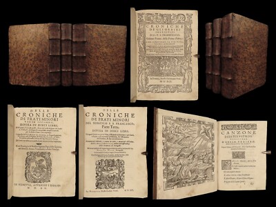 1590 Mark of Lisbon Silva FRANCISCAN Chronicle Friars Portugal Venice MONASTIC-image