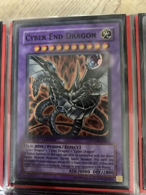 Cyber End Dragon STON-ENSE1 Super Rare Yugioh Card-image