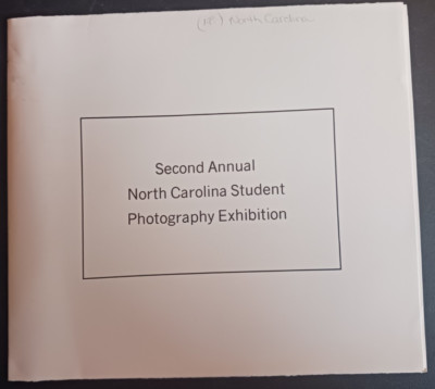 Second North Carolina Student Photography Exhibition art catalog 1978 poster-image