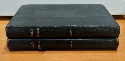 Variorum Reference Bible KJV 2 vols (1888, Leather) FAIR!-image