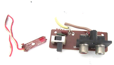 FISHER PH865L Stereo Cassette Recorder   Jack Circuit Board 182900 W LED PCB-image